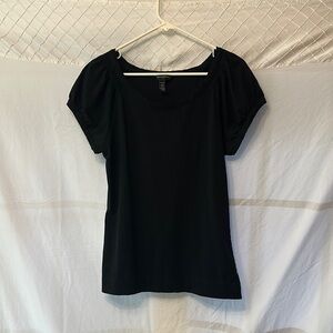 Banana Republic Black Fitted Blouse